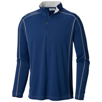 Columbia Muške Majice S Kapuljačom - PFG Low Drag 1/4 Zip Top Tamno Sive | SYNV-84637
